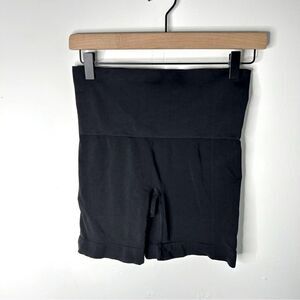 SPANX Black Bike Shorts High-Waisted Compression